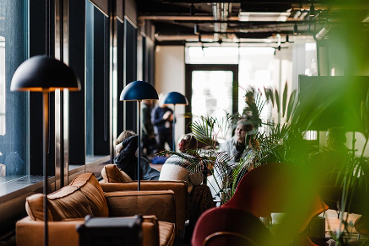 Lounge area at Gróska