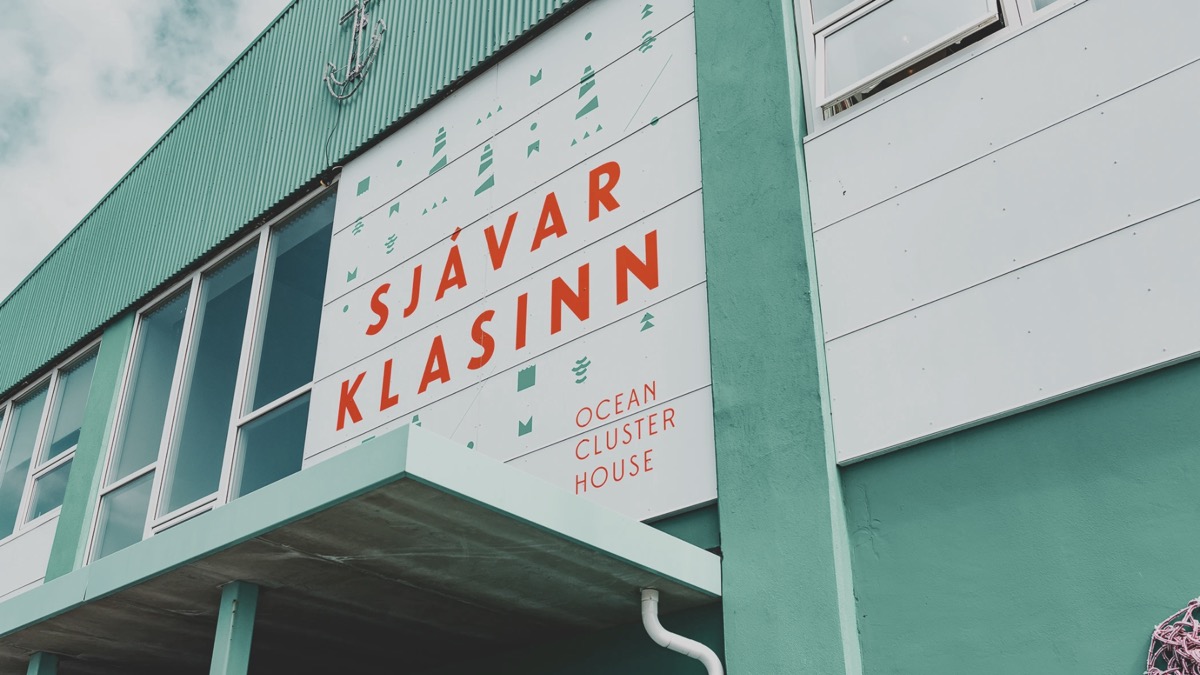 The Sjávarklasinn building at Reykjavík harbour
